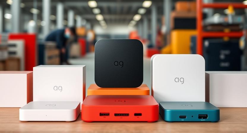 Small smart TV box with custom branding
