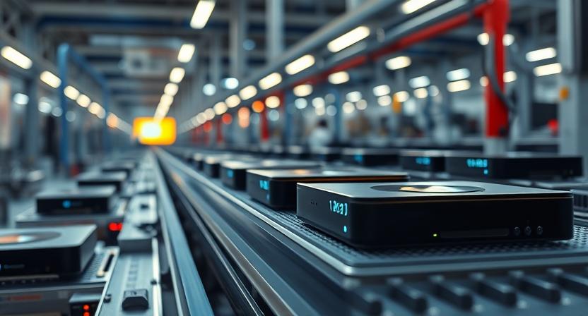 Smart media device with glowing effects