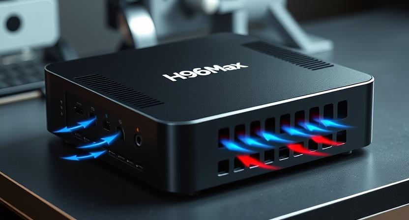V Box with optimized ventilation holes