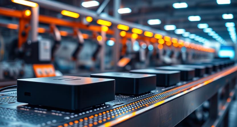 TV boxes arranged for wholesale market