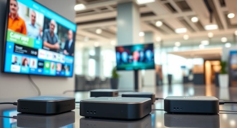 high performance android signage box