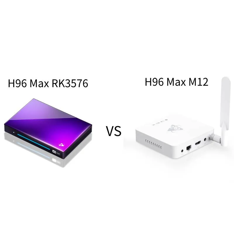 The H96 Max M12 TV box and the H96 Max RK3576 TV BOX are both advanced smart TV devices designed to deliver high-quality entertainment experiences. Here’s a comparison of their key features: