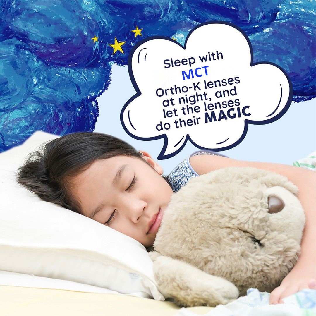 MCT Ortho-K Lenses for Myopia with High Intraocular Pressure/ High-end MCT Technology Orthokeratology Lens Rigid Contact Lenses