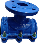 Flange type two in three connection