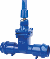 (PVC) Socket End Resilient Gate Valve For PVC Pipe