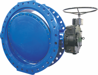 Double Flanged Type Double Eccentric Butterfly Valve