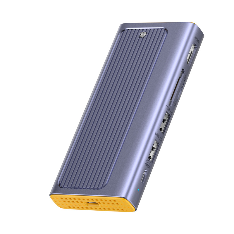 SH7708: 7 in 1 Dock Station with M.2 SSD Enclosure