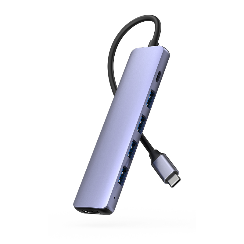 SH7613: 6 in 1 USB C Hub