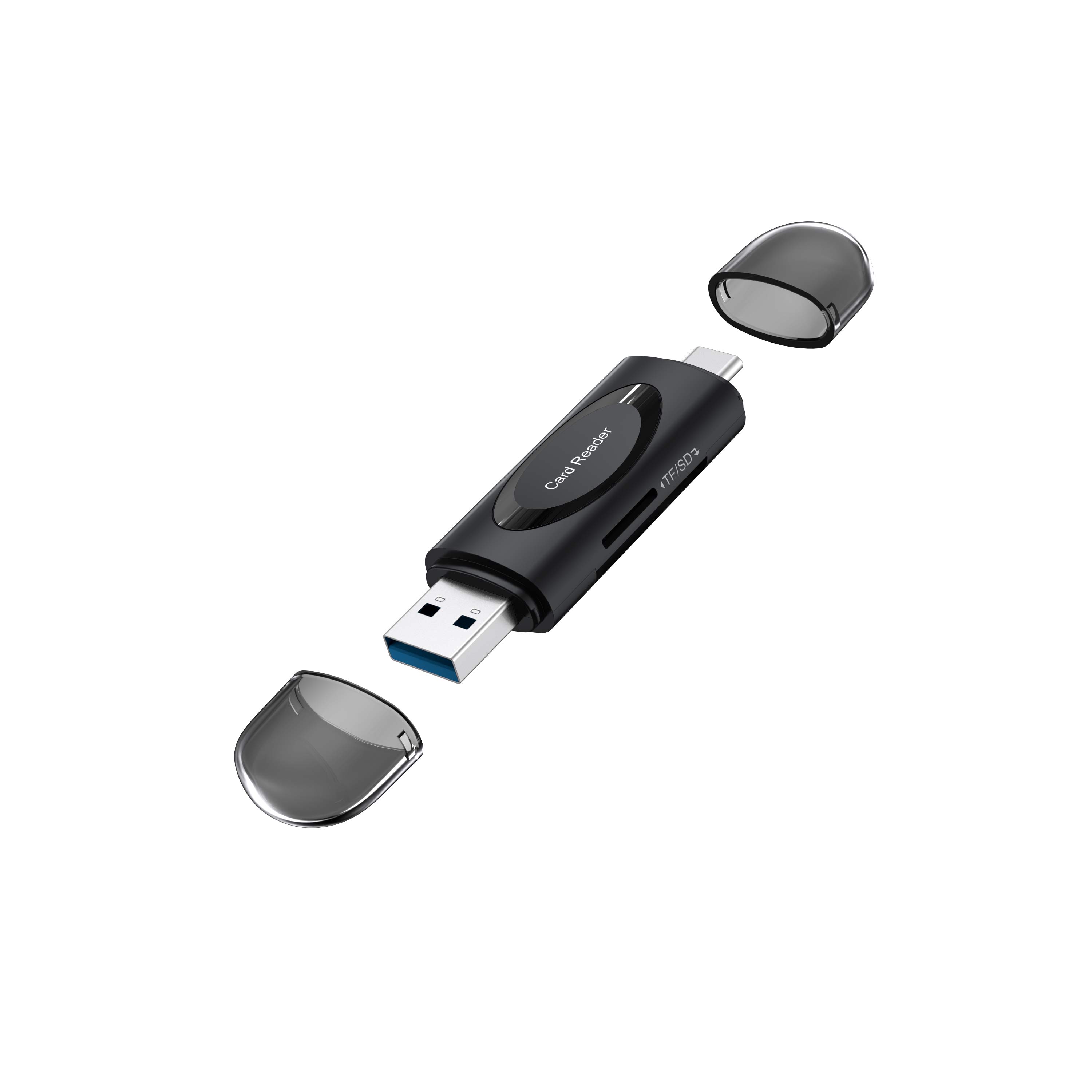 SS8201: Type C&USB A 2 in 1 Card Reader