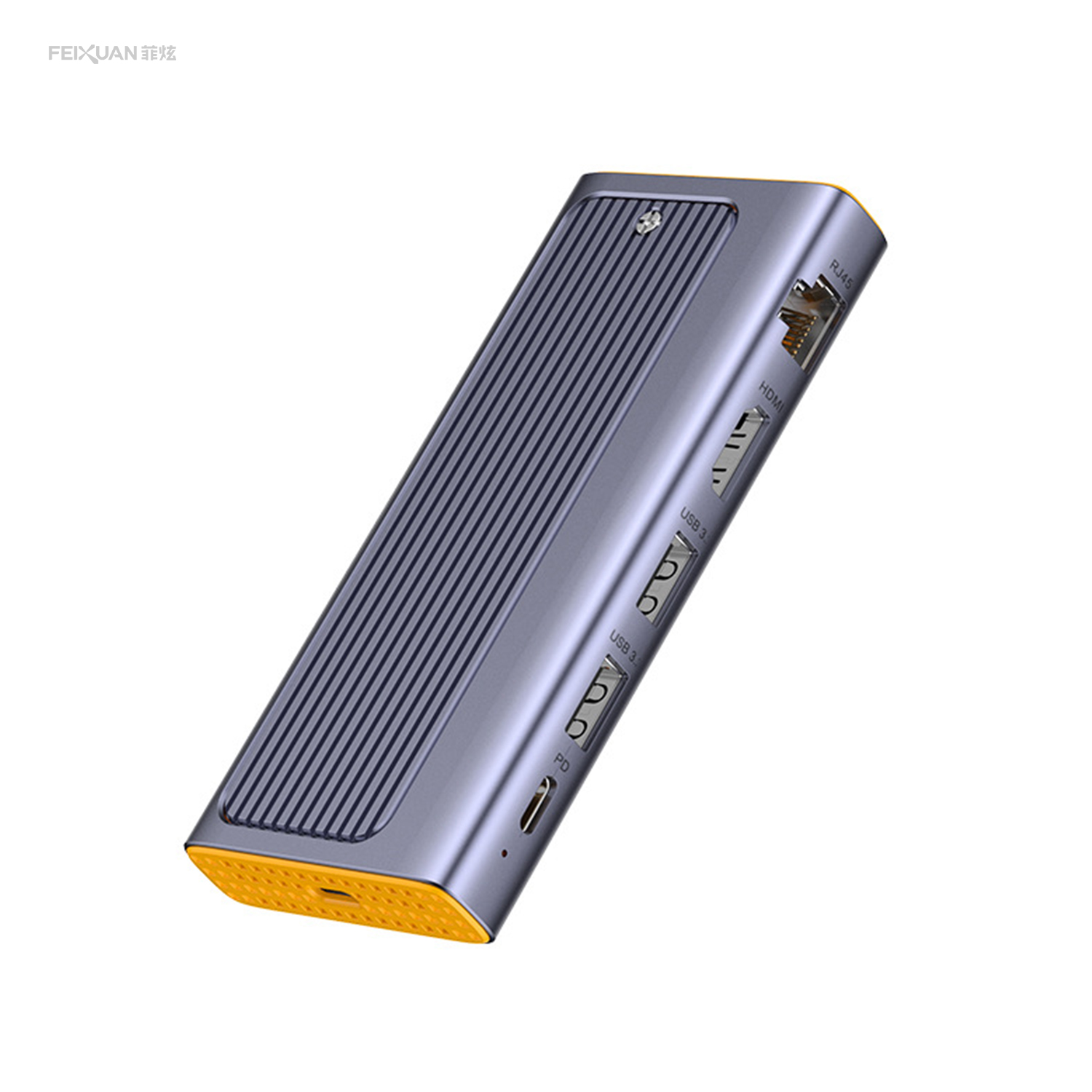 SH7613: 6 in 1 Dock Station with M.2 SSD Enclosure