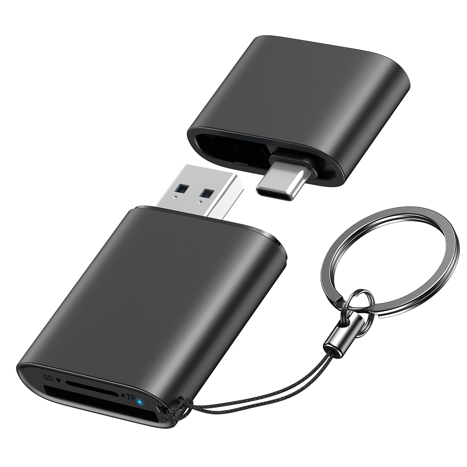 SS8204: 2 in 1 Card Reader SD4.0 and TF4.0