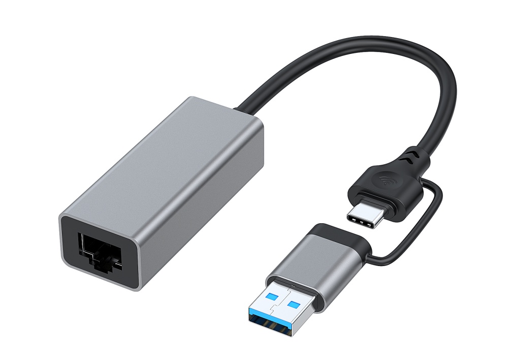 SA7102: USB C/A to 2.5G Ethernet Adapter
