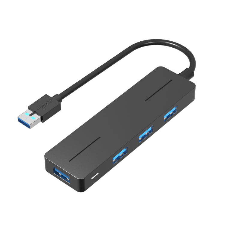 SH8407A: 4-IN-1 USB A Hub