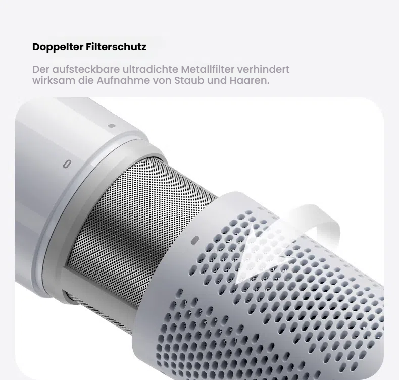 Laifen SE Lite Haartrockner, negativer Ionen-Haarföhn mit 100000 U/min bürstenloser Motor für schnelles Trocknen, leiser Hochgeschwindigkeits-Haartrockner, für zuhause und auf Reisen(Weiß)