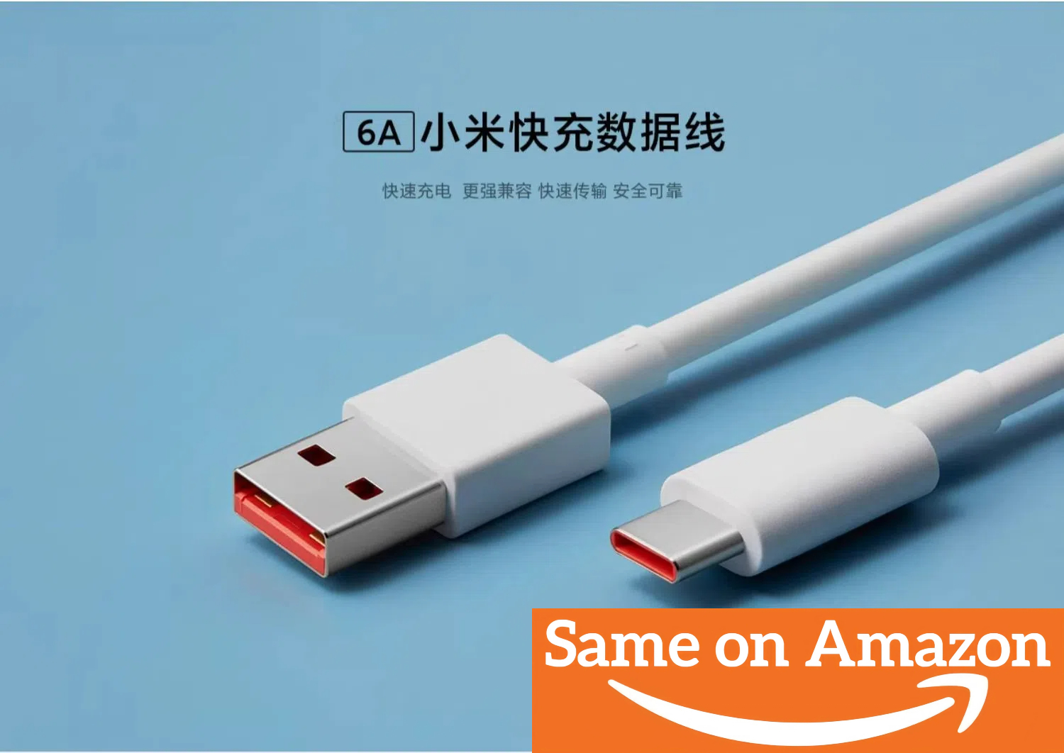 Xiaomi 6A USB Type C Kabel 1m