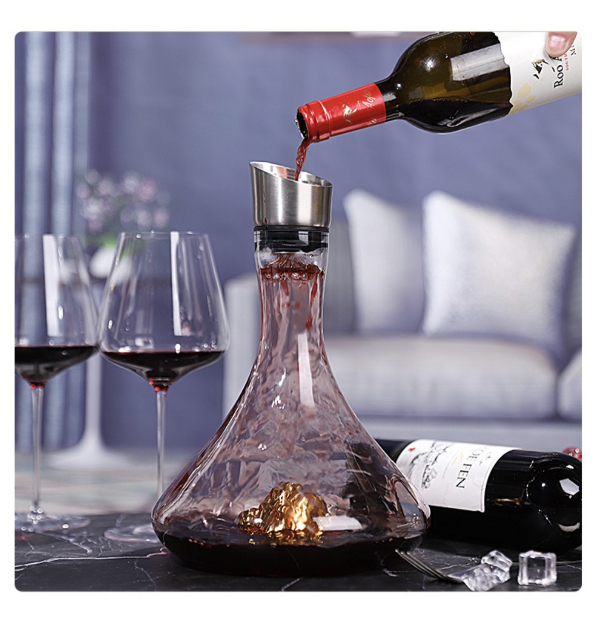 Weindekanter mit Belüfter 1800ml