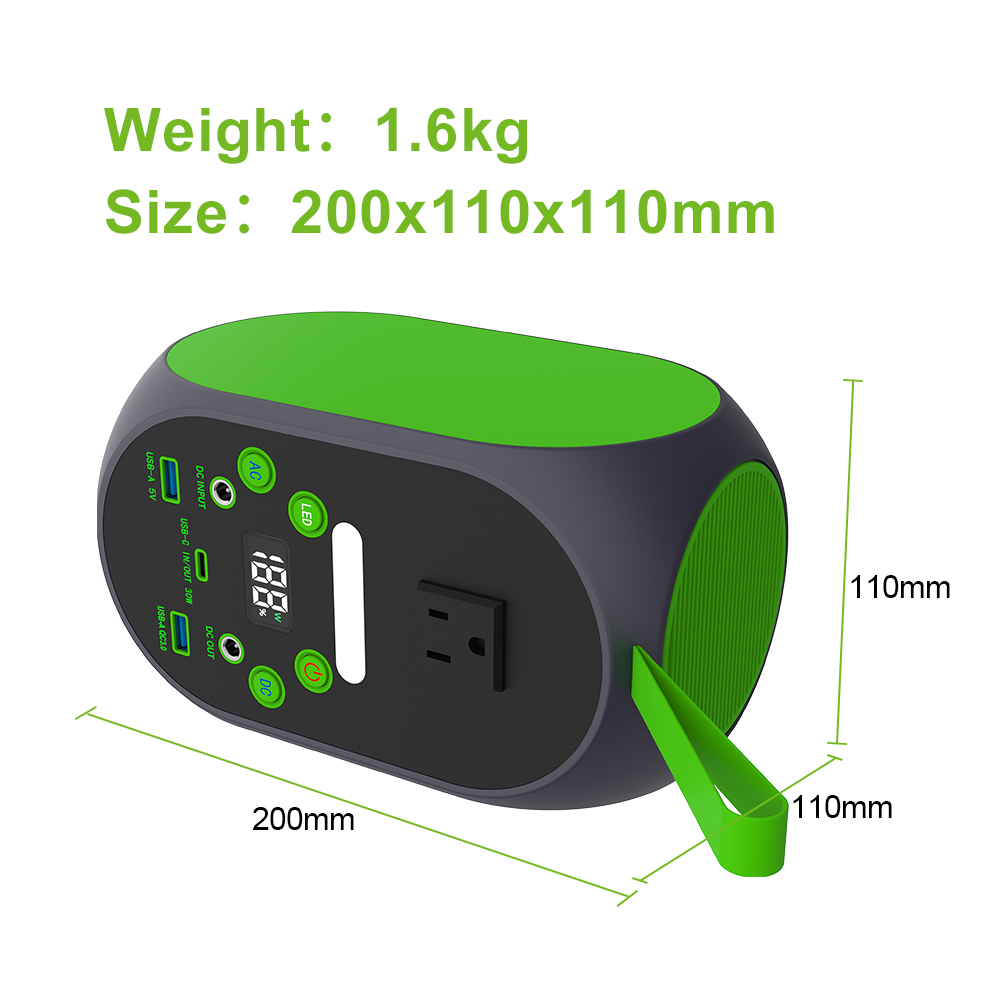 YABO 100W 120W Solar Generator - 99.84Wh Portable Power Station for Travel & Camping