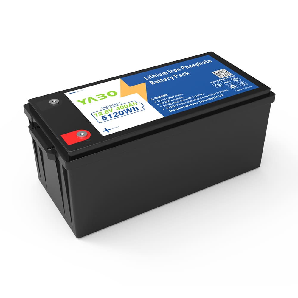 YABO 12V 400Ah LiFePO4 Batterij met Snel Opladen voor Huisopslag