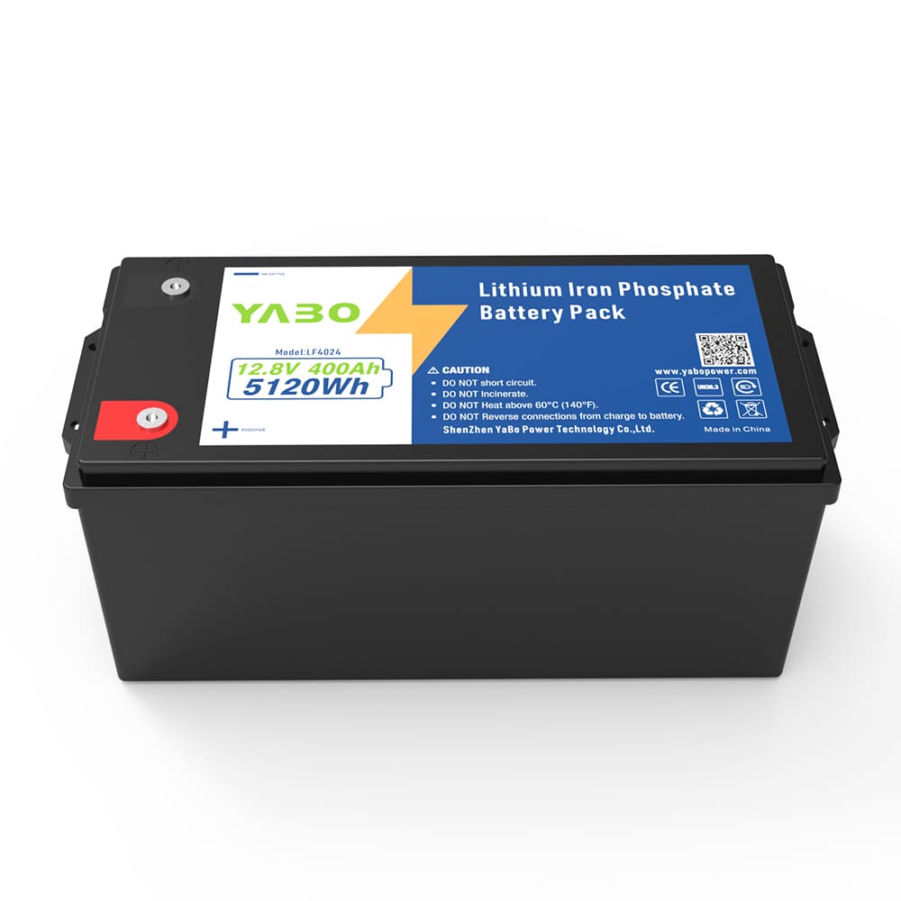 YABO 12V 400Ah LiFePO4 Batterij met Snel Opladen voor Huisopslag