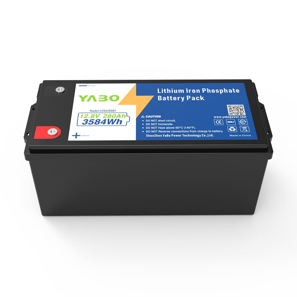 12V LiFePO4 For Maritime Energy 12V 280Ah With LED