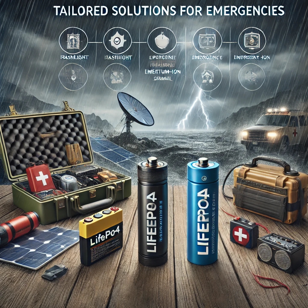 LiFePO4 Battery vs. Lithium Ion Battery: Tailored Solutions for Emergencies