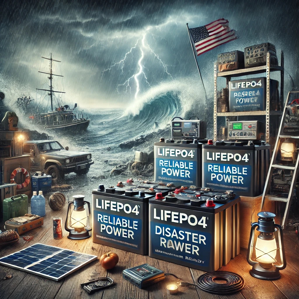LiFePO4 Batteries: Ensuring Reliable Power for Critical Disaster Preparedness