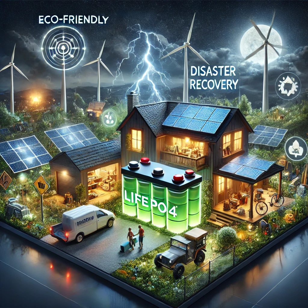 LiFePO4 Batteries: A Sustainable Solution for Power Outages and Disaster Recovery