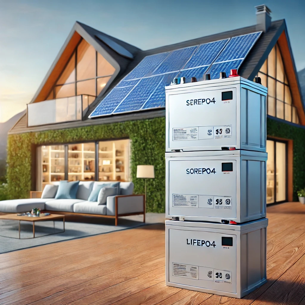 Building a Sustainable Home: Stackable 48V LiFePO4 Wall-mounted Batteries for Large Solar Systems