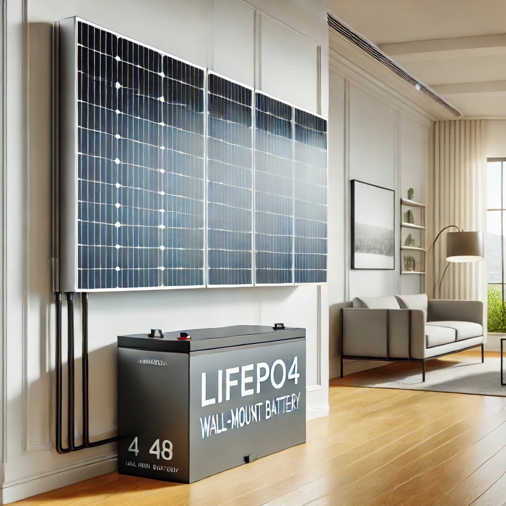 Streamlining Solar Installation: The Benefits of 48V LiFePO4 Wall-mount Batteries