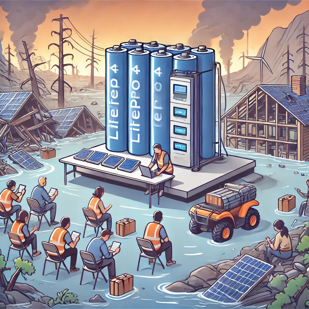 LiFePO4 Batteries: Empowering Portable Power Stations in Disaster Situations