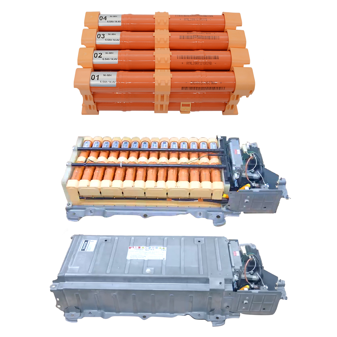 14.4V 6.5Ah Ni-MH Hybrid Battery Module Replacement for Toyota Prius Lexus Camry Corolla Yaris Aqua Auris