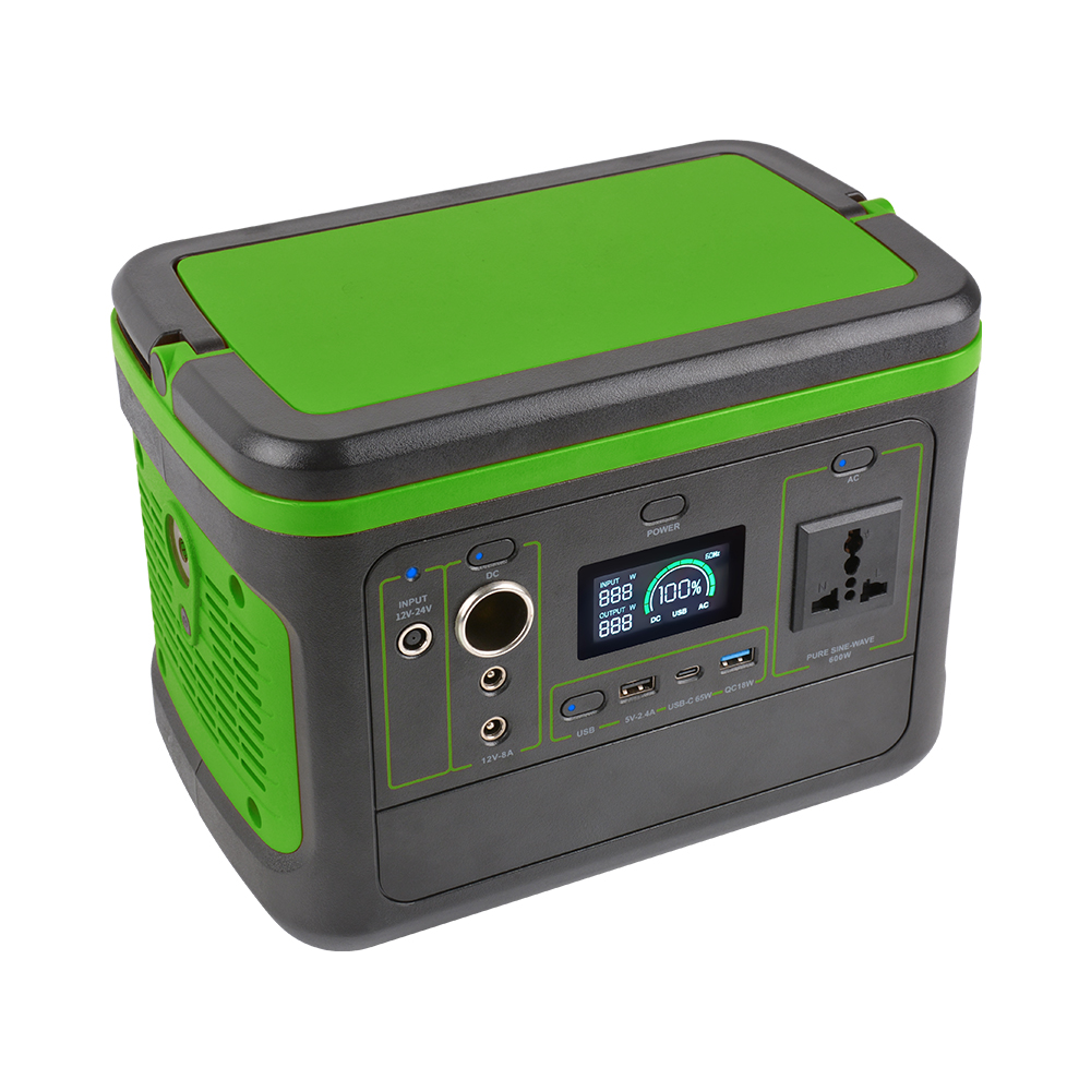 YABO 600W Portable Power Station Solar Generator - Ideal for CPAP, Camping & Off-Grid Power Needs