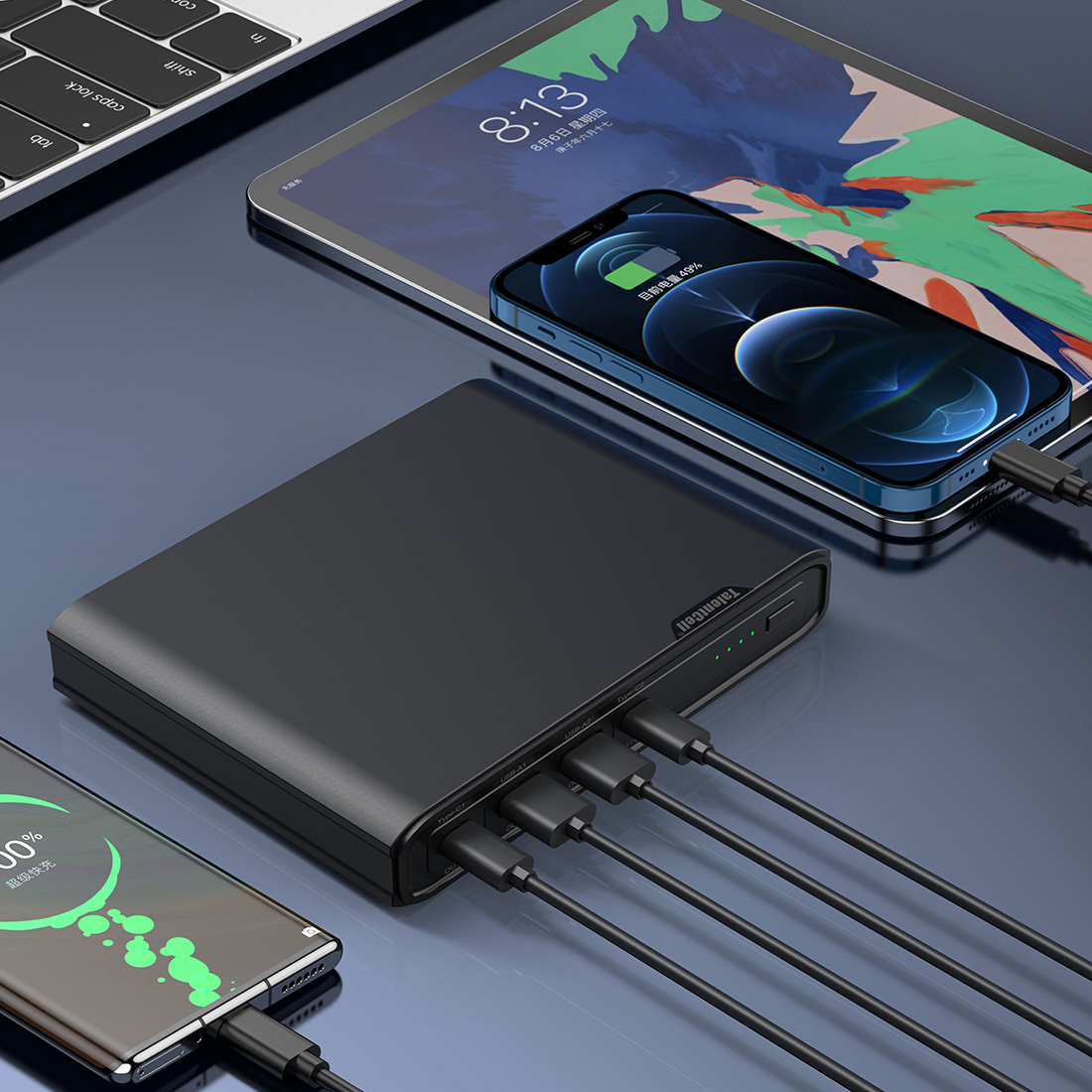 PB4024 14.4V 6700mAh Lithium Battery Pack with Dual USB-C PD 60W Output