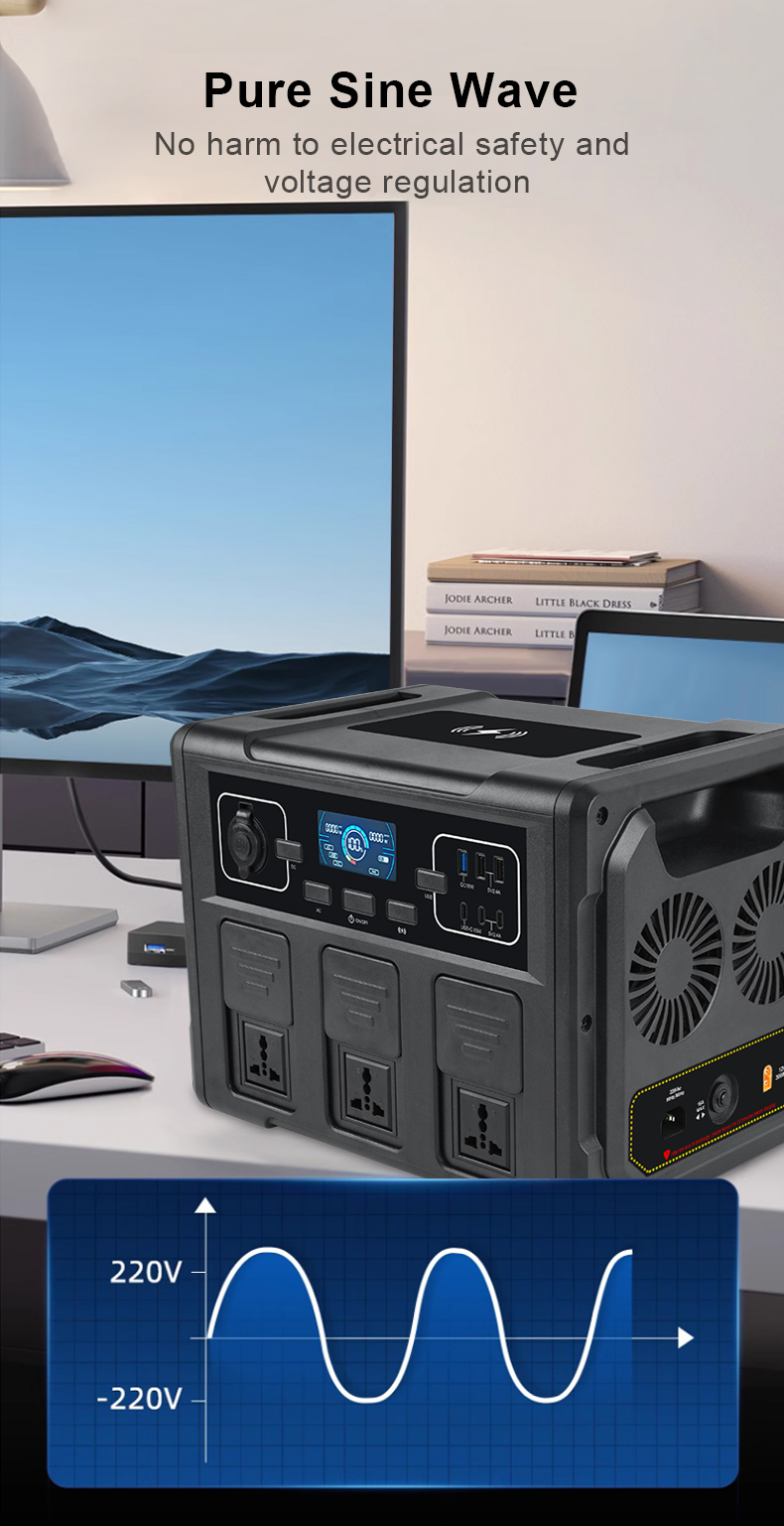 YABO SG1200 Energy Power Bank 1200W Portable Power Station Solar Generator For camping