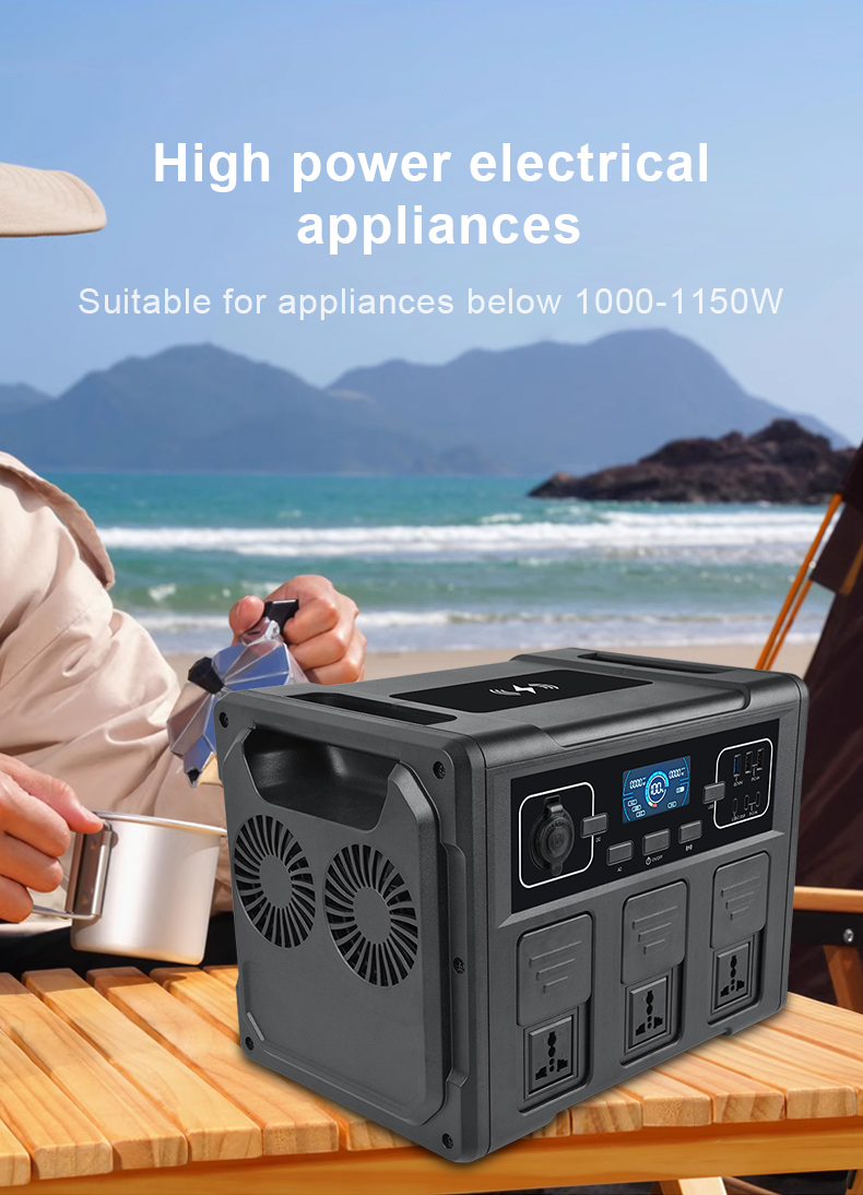 YABO SG1200 Energy Power Bank 1200W Portable Power Station Solar Generator For camping