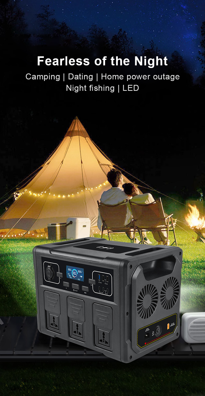 YABO SG1200 Energy Power Bank 1200W Portable Power Station Solar Generator For camping