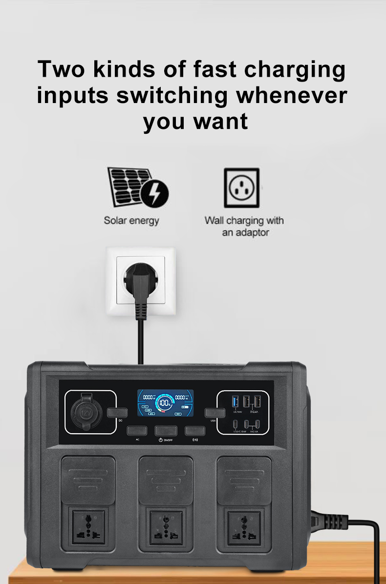 YABO SG1200 Energy Power Bank 1200W Portable Power Station Solar Generator For camping