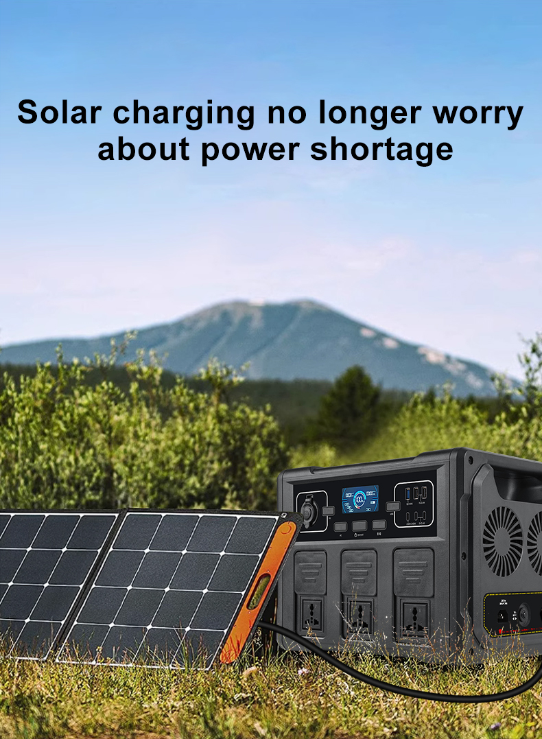 YABO SG1200 Energy Power Bank 1200W Portable Power Station Solar Generator For camping