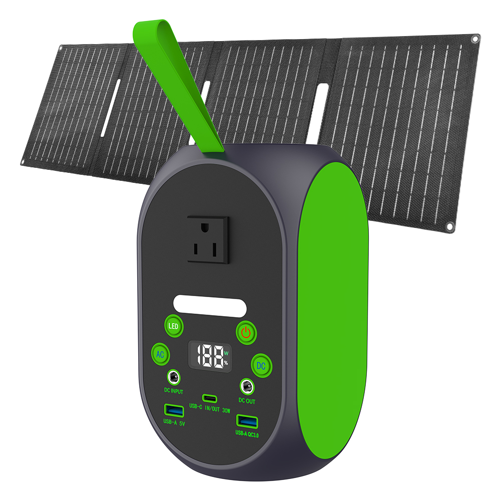 120W Power Station with 30W solar Panel