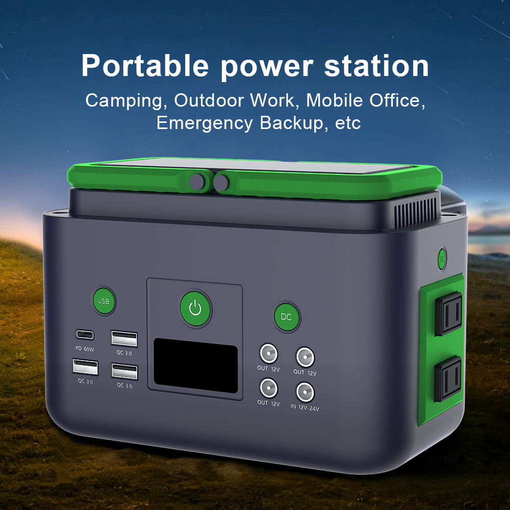 YABO 200W Solar Generator Portable Power Station - Pure Sine Wave Output for RV & Outdoor Adventures