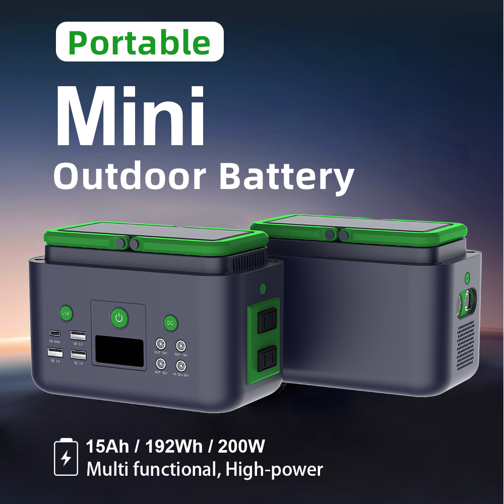 YABO 200W Solar Generator Portable Power Station - Pure Sine Wave Output for RV & Outdoor Adventures