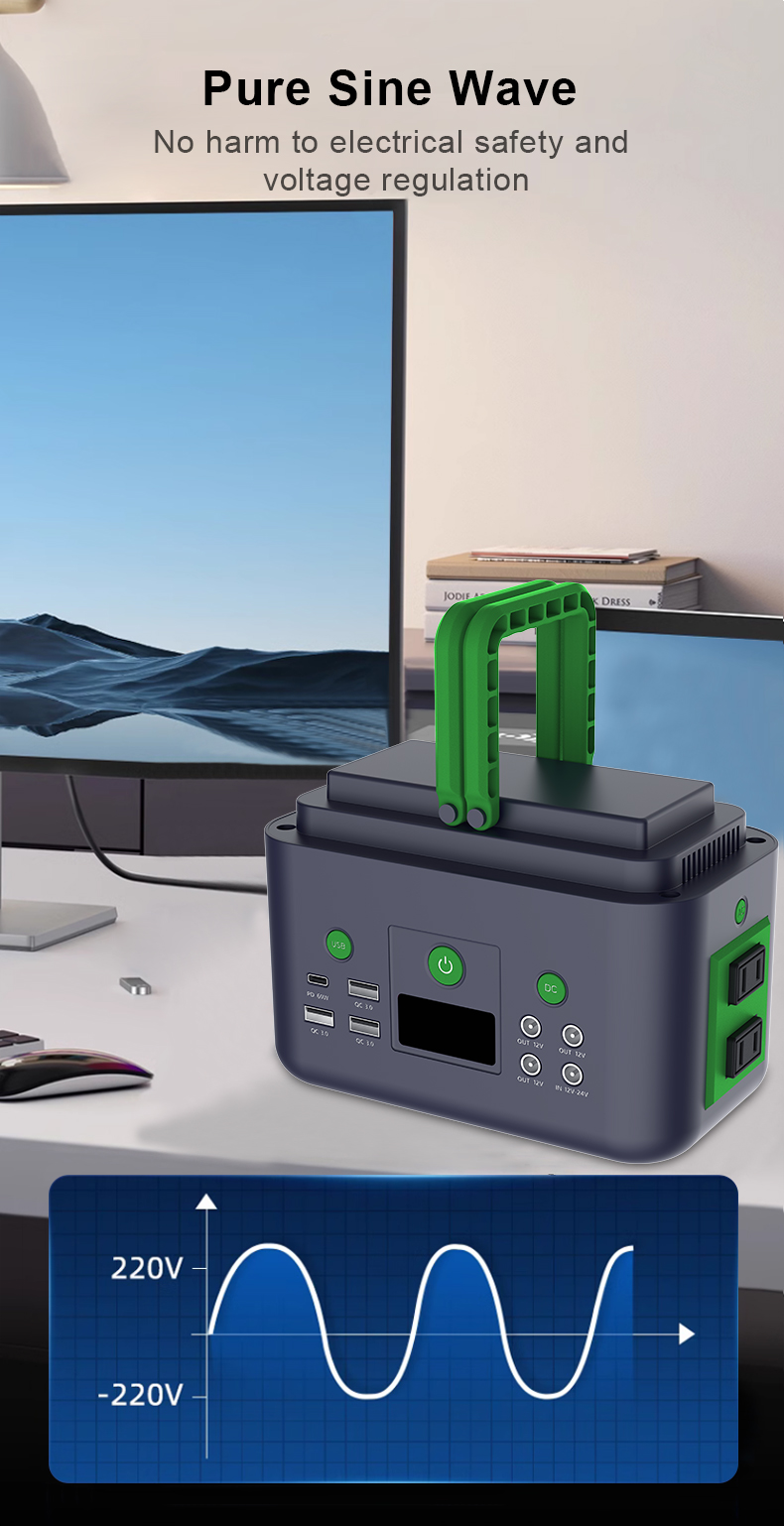 YABO SG200 Mini PD60w Charging Solar Generator 200W Portable Power Station 192Wh Power Bank