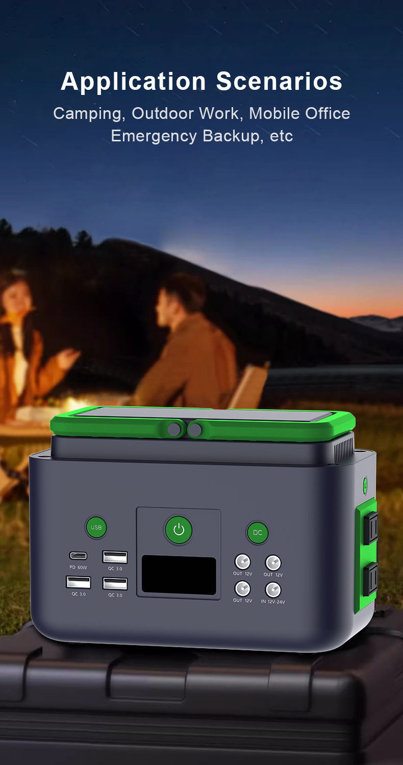 YABO SG200 Mini PD60w Charging Solar Generator 200W Portable Power Station 192Wh Power Bank