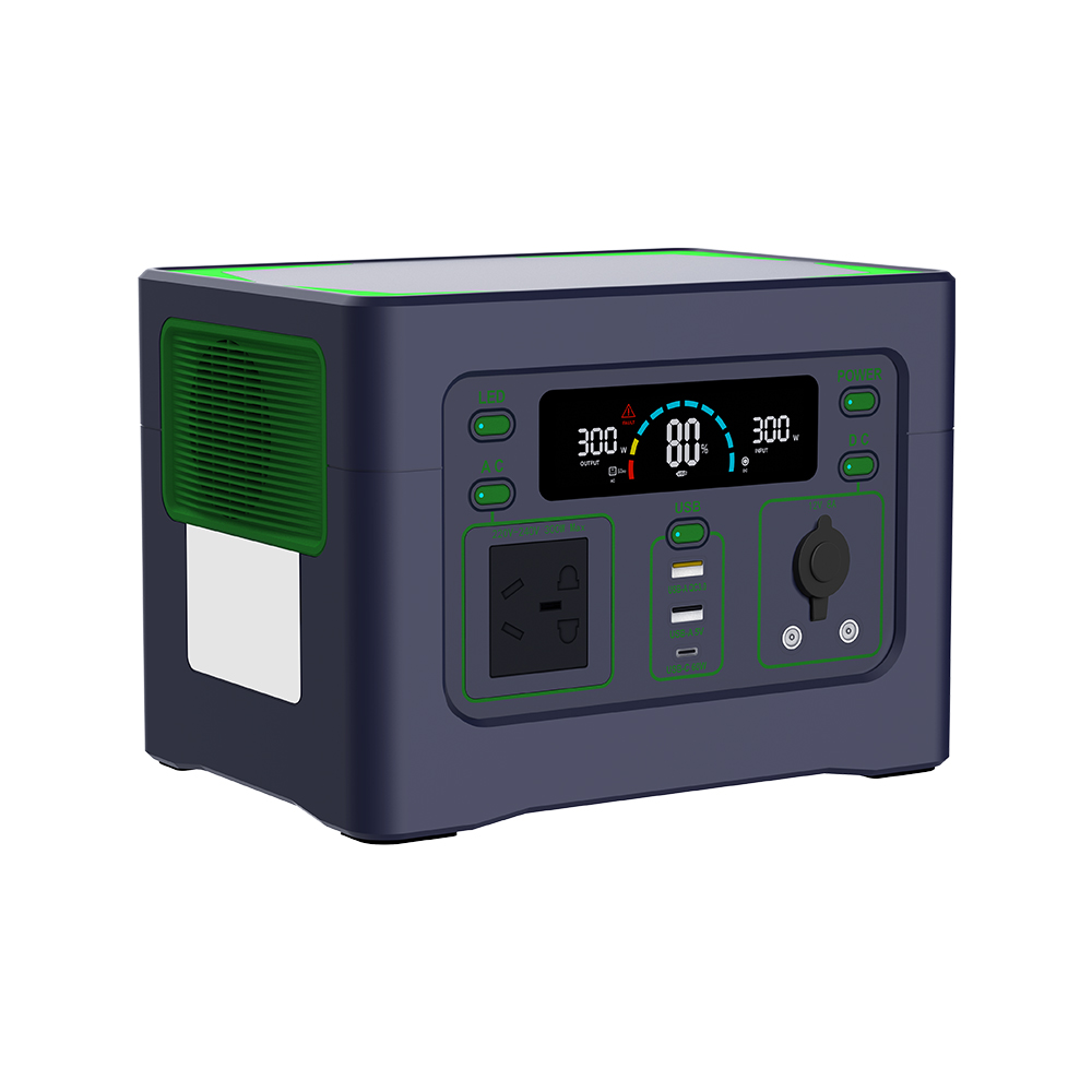 YABO 300W Portable Power Station with Solar Charging - Compact Solar Generator for Camping & Emergency Backup