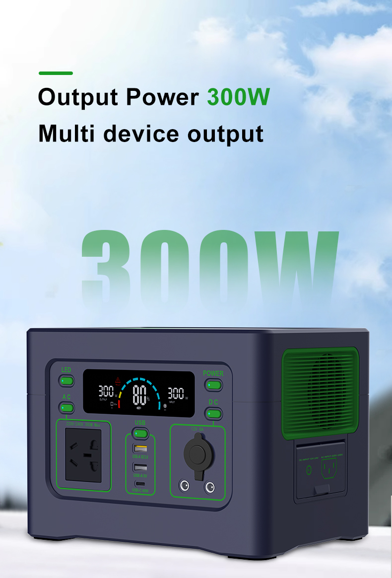 YABO SG300SX Super Green Energy 300w Portable Power Station Energy Storage System Power Bank