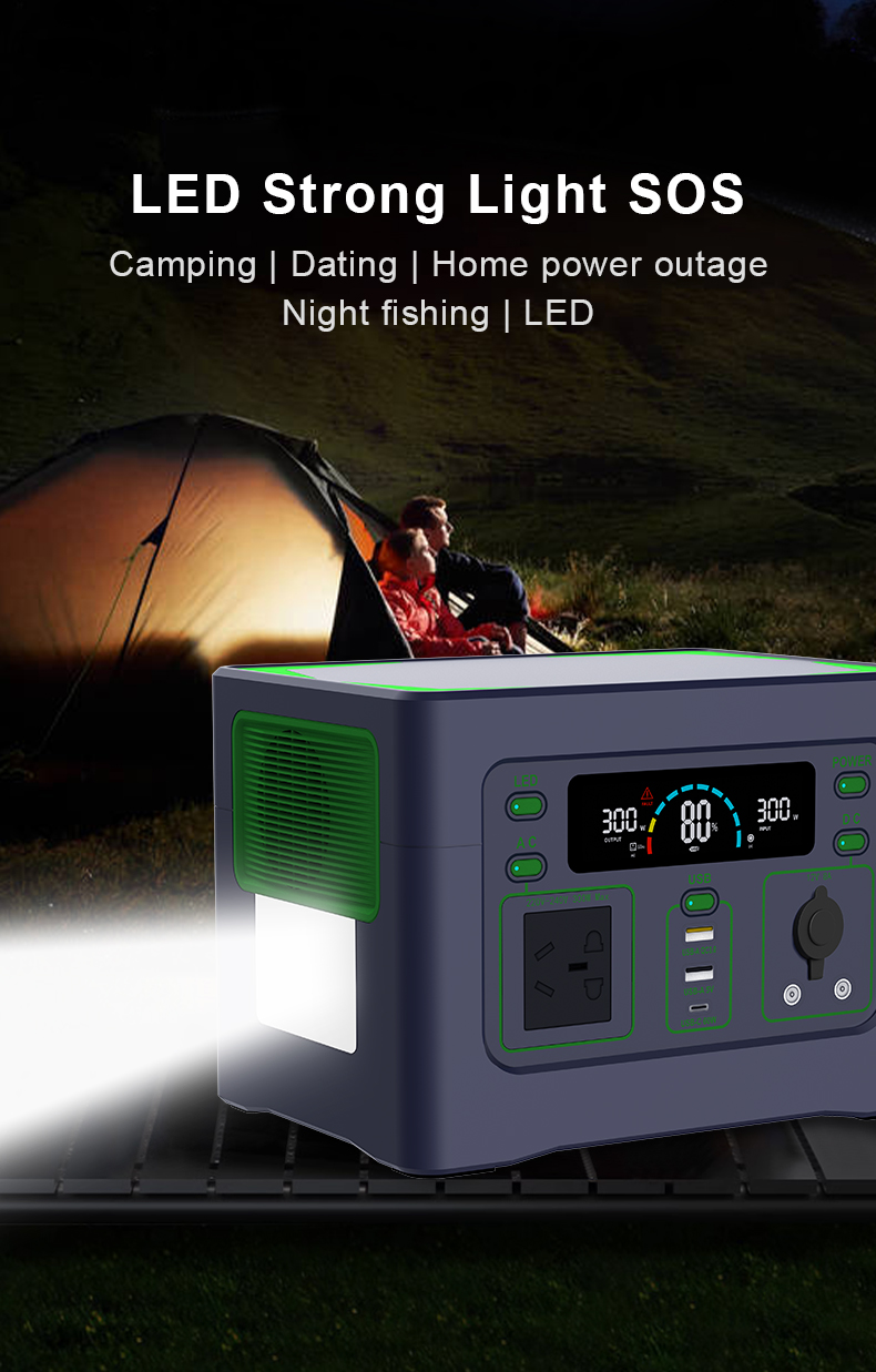 YABO SG300SX Super Green Energy 300w Portable Power Station Energy Storage System Power Bank