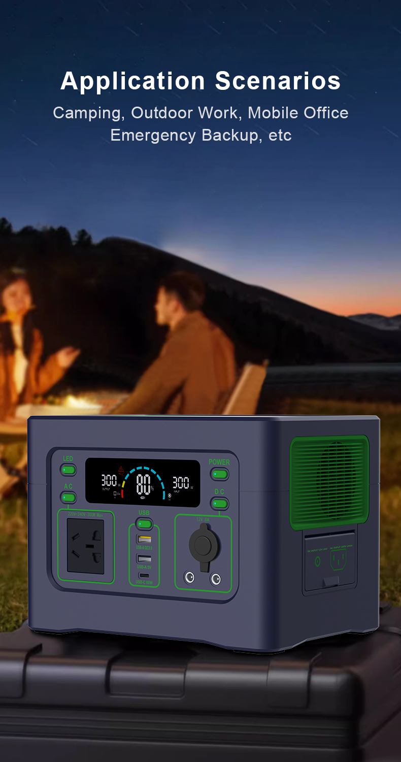 YABO SG300SX Super Green Energy 300w Portable Power Station Energy Storage System Power Bank