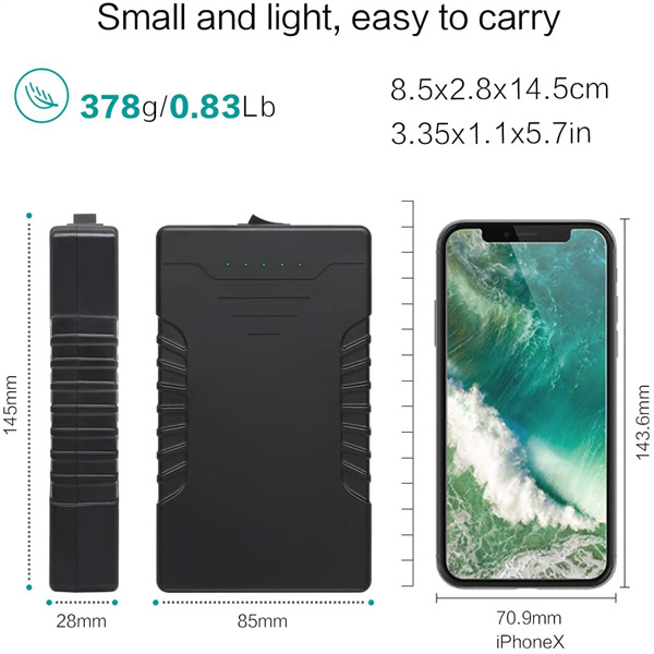 YB1206000-USB 12V 6000mAh Li-ion Power Bank Rechargeable 12V Lithium Ion Battery Pack with USB DC Output