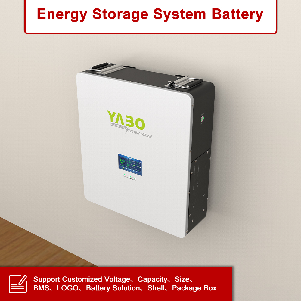 YABO 48V 100Ah LiFePO4 Battery for Home Solar with Wall-mount and Smart Integration