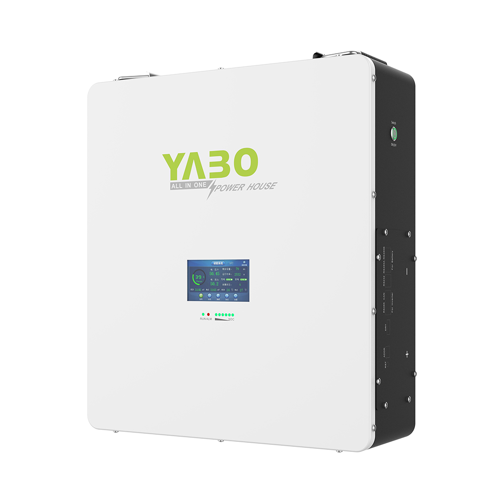 YABO Ultra-durable 48V 100Ah LiFePO4 Battery Wall-mount for Solar Energy